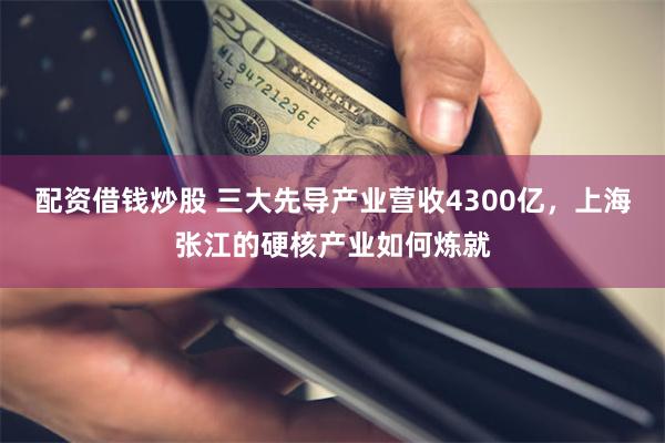 配资借钱炒股 三大先导产业营收4300亿，上海张江的硬核产业如何炼就