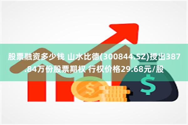 股票融资多少钱 山水比德(300844.SZ)授出387.84万份股票期权 行权价格29.68元/股